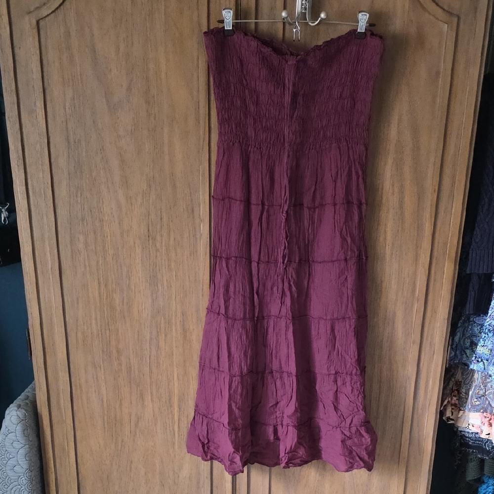 Athleta Dress, Elastic Chest, Straps For Halter Or Stay Strapless, Size M